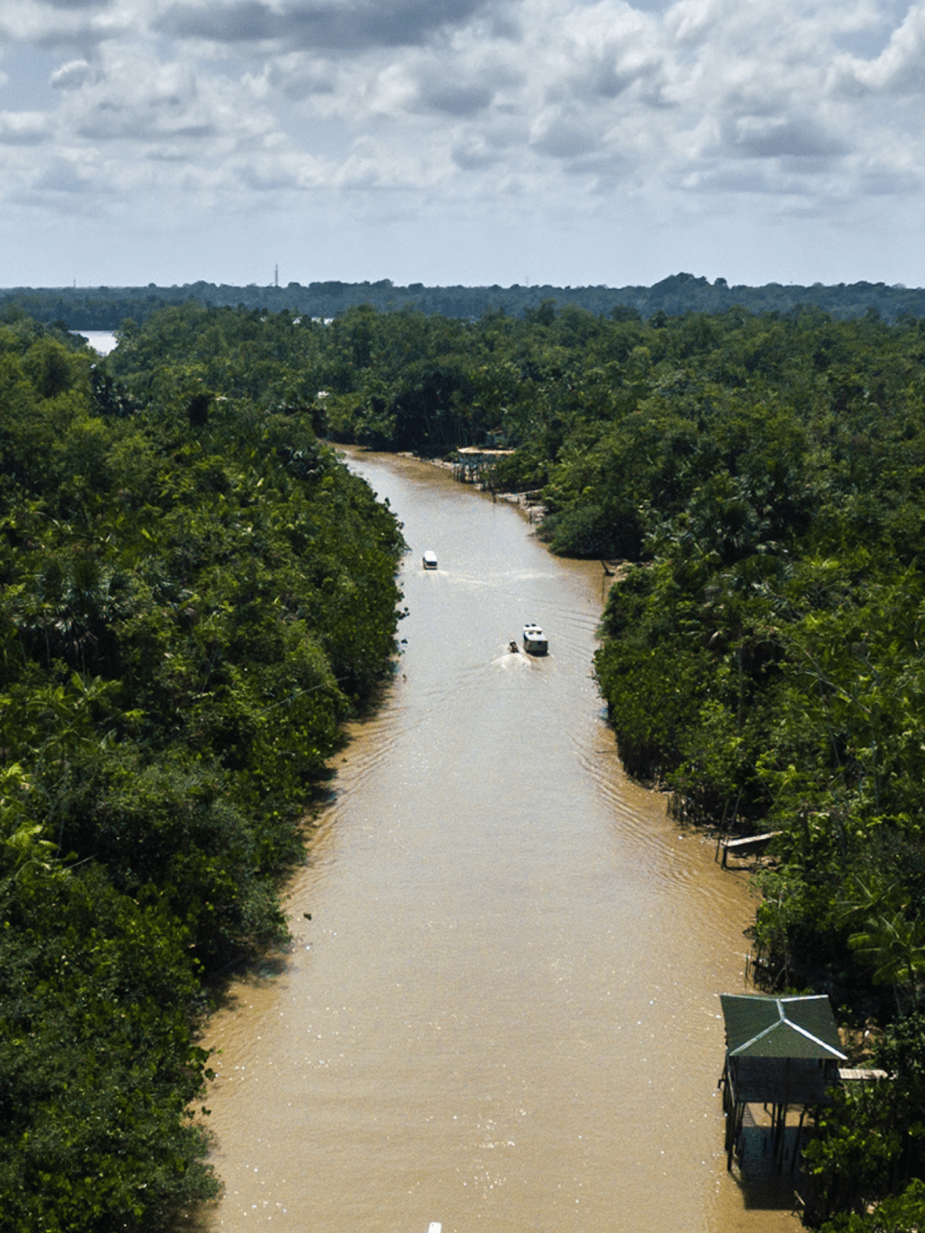 Panoramic view of the Amazon river - Inter American Development Bank - Amazon