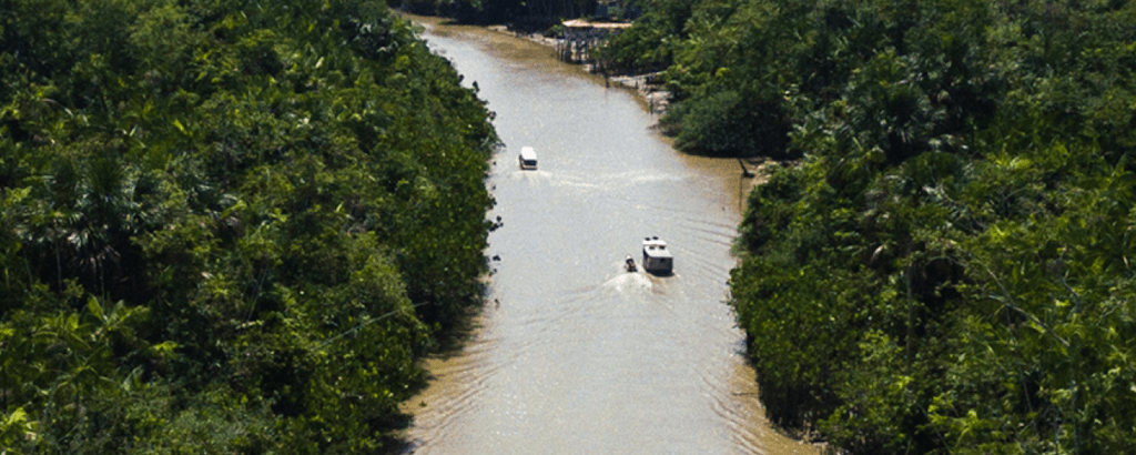 Panoramic view of the Amazon river - Inter American Development Bank - Amazon