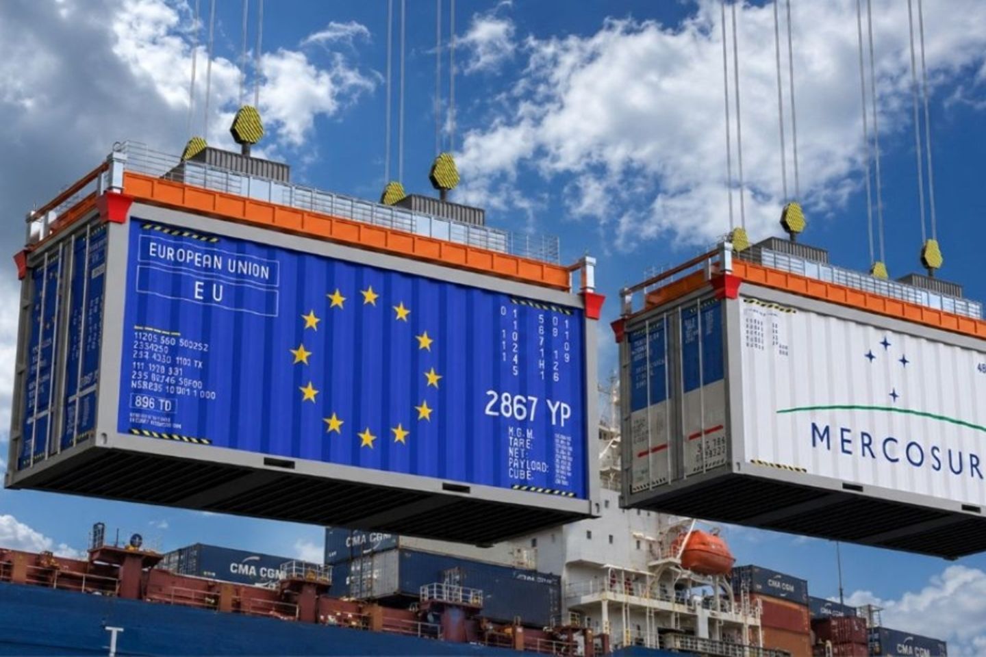 Contenedores UE-Mercosur