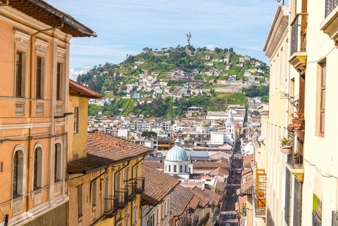 Vista panorámica del Centro Histórico de Quito. Ecuador - Banco Interamericano de Desarrollo - BID