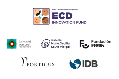 ECD Innovation Fund partnerships logos. Education - Inter-American Development Bank - IDB