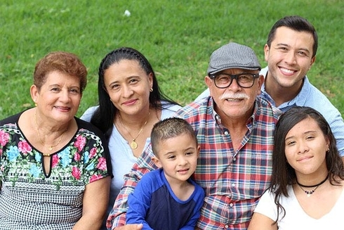 A group of people posing for a photo. Wellness - Inter-American Development Bank - IDB