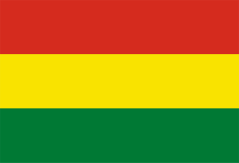 The flag of Bolivia