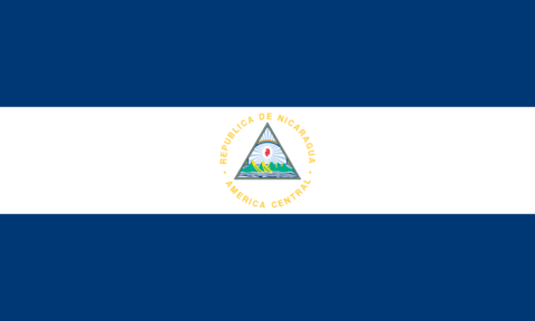 The flag of Nicaragua