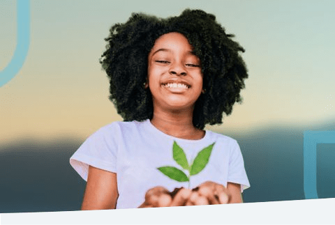 Afro descendant girl smiling - Inter American Development Bank - Institutional Strategy